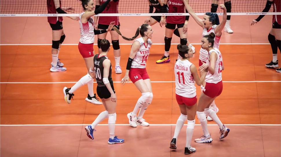 FIVB Milletler Ligi'nde Türkiye, Güne Kore karşısında kazandı