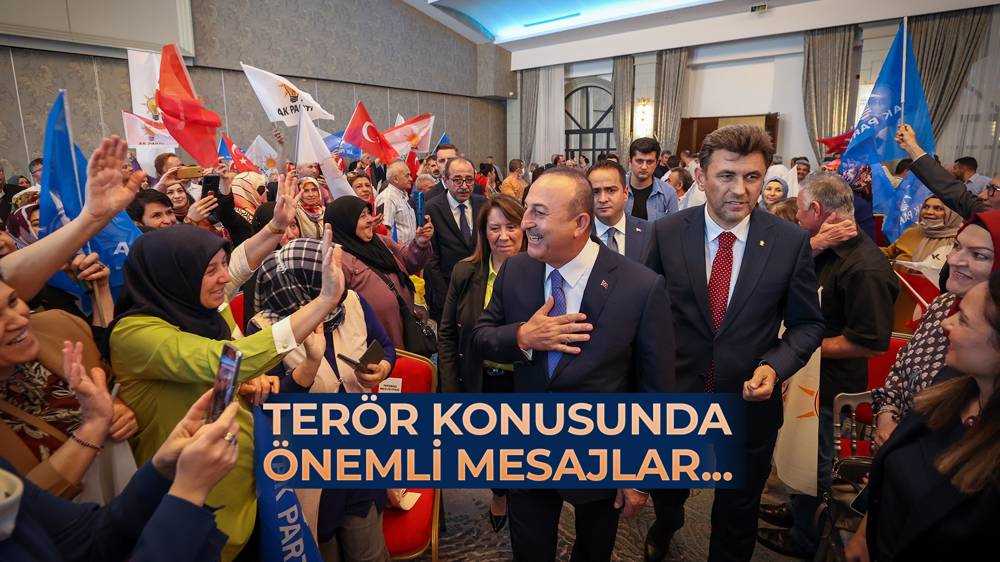 Çavuşoğlu: Terörü temizliyoruz