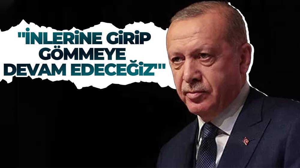 Cumhurbaşkanı Erdoğan'dan terörle mücadele mesajı 