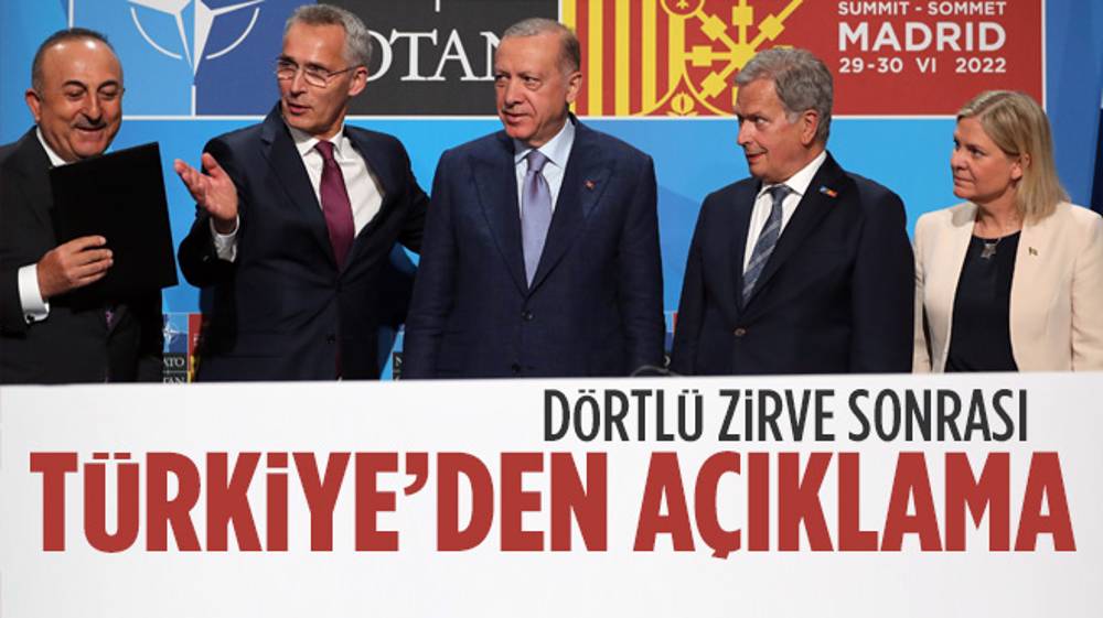 Türkiye’den dörtlü zirve açıklaması!