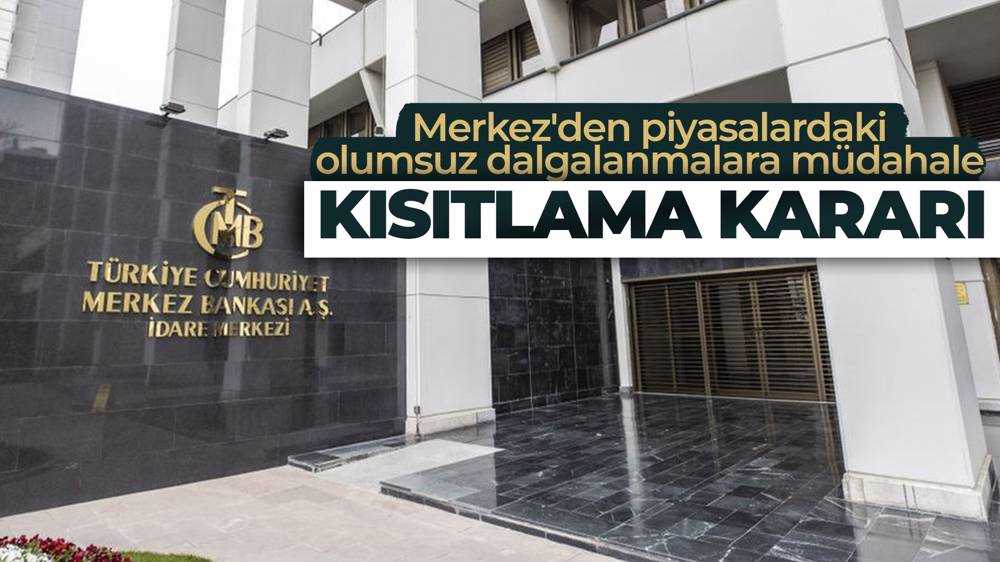 Merkez Bankasından piyasaya müdahale iddiası