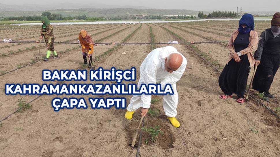 Tarım ve Orman Bakanı Vahit Kirişci'den Kahramankazan'a ziyaret... 