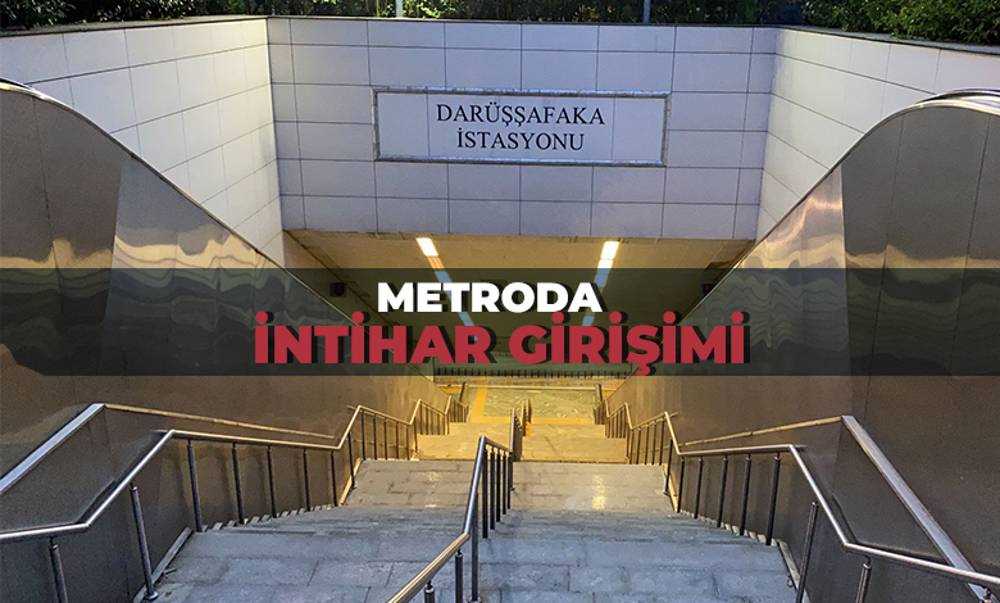 İstanbul'da raylara atlayan bir kişi yaralı olarak kurtarıldı!