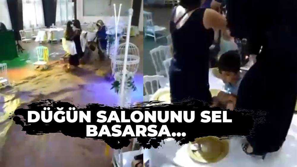 Düğün salonunda şok!!