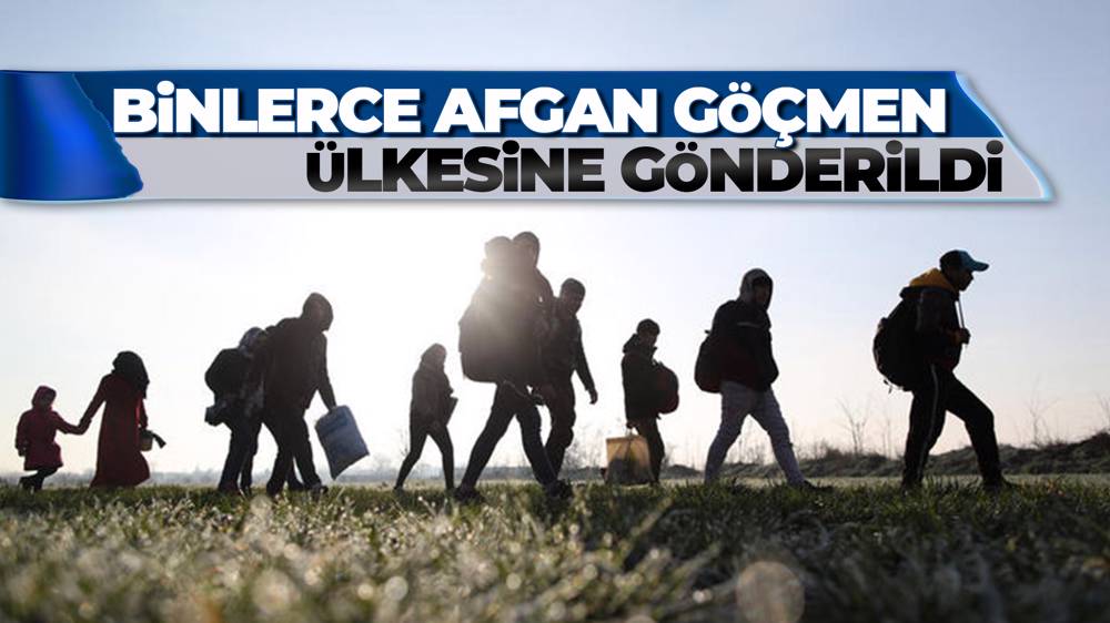 Afgan göçmenler ülkelerine gönderiliyor