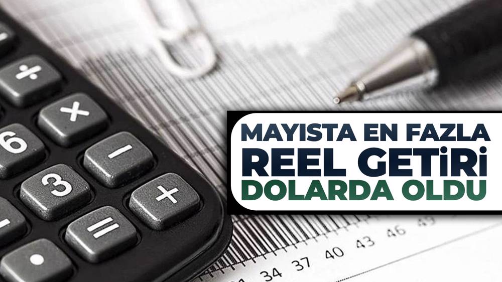 Mayısta en fazla reel getiriyi dolar sağladı