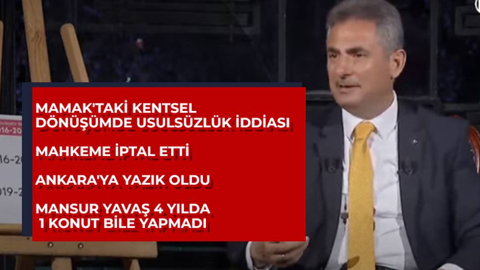 Murat Köse'den kentsel dönüşümde usulsüzlük iddiası