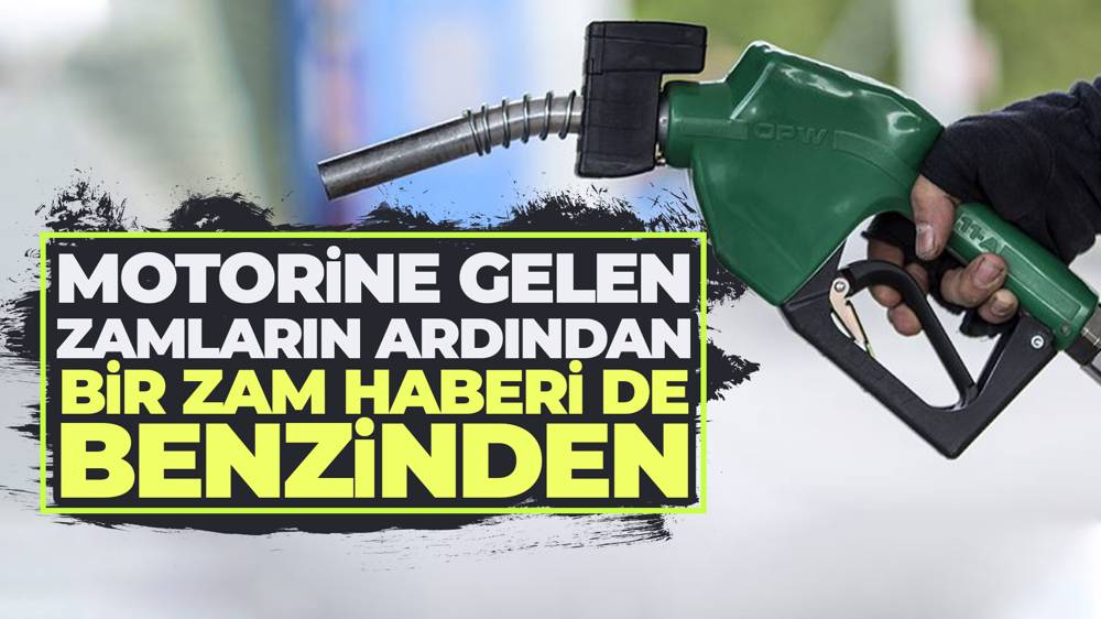 Benzinin litre fiyatına zam