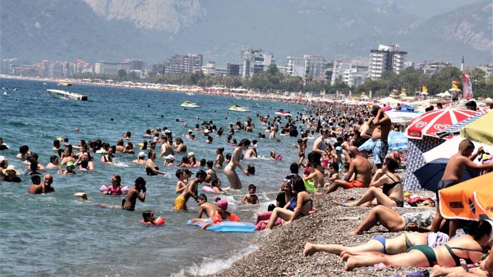 7 kilometre uzunluğundaki sahil doldu taştı