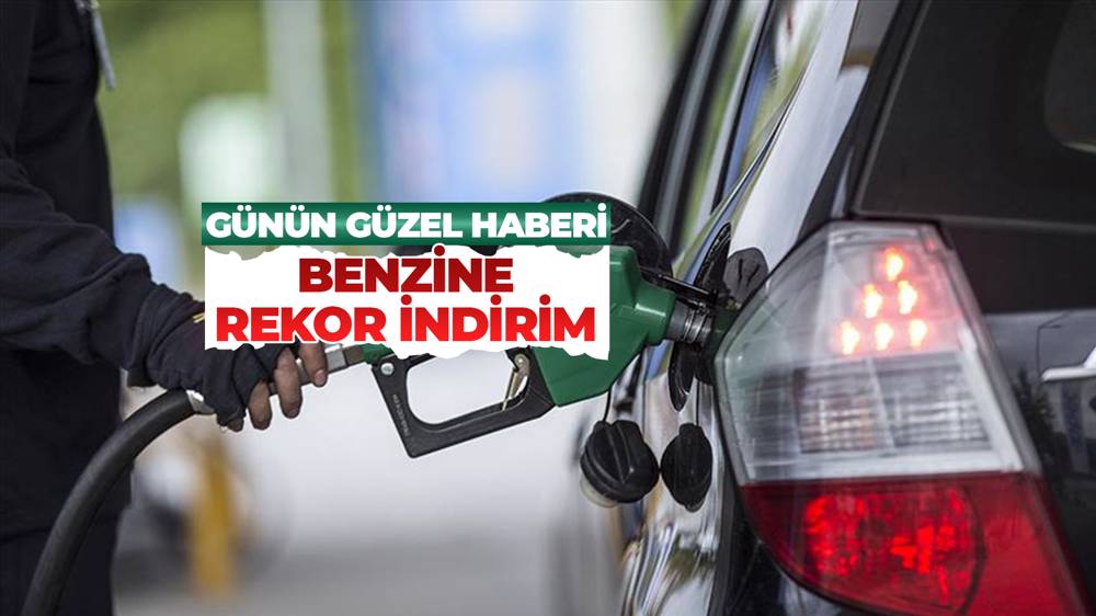 Benzine indirim geliyor 