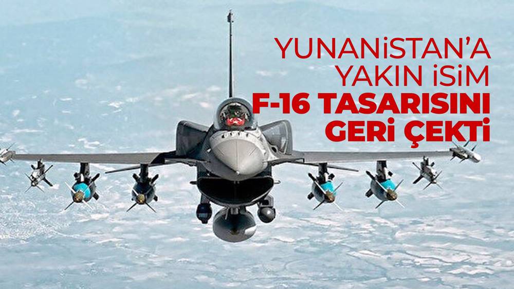 Yunan lobisine yakın ABD'li kongre üyesi Türkiye'ye F-16 satışına ilişkin tasarısını geri çekti