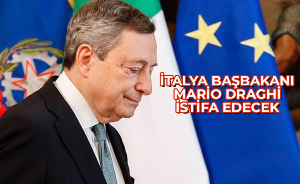 İtalya Başbakanı Mario Draghi istifa edeceğini açıkladı