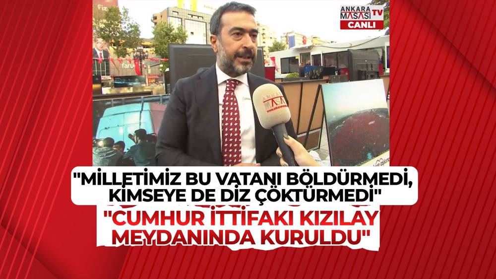 Hakan Han Özcan'dan Kızılay meydanında 15 Temmuz mesajı 