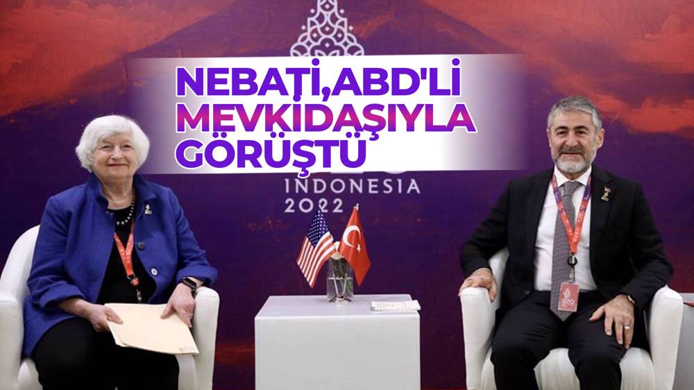 Nebati, ABD'li mevkidaşı Yellen'la bir araya geldi