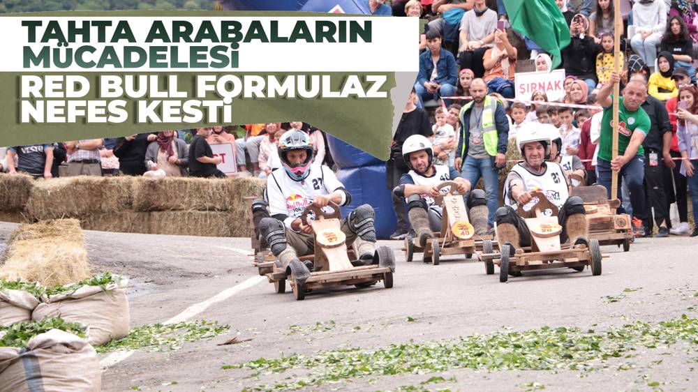 Geleneksel Formulaz'da tahta arabalar yarıştı 