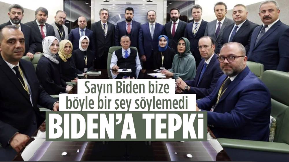 Erdoğan: Biden bize böyle bir şey söylemedi