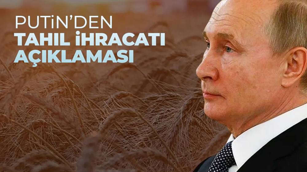 Putin, Rus tahılındaki kısıtlama kalkarsa 50 milyon ton ihracat yapacaklarını bildirdi