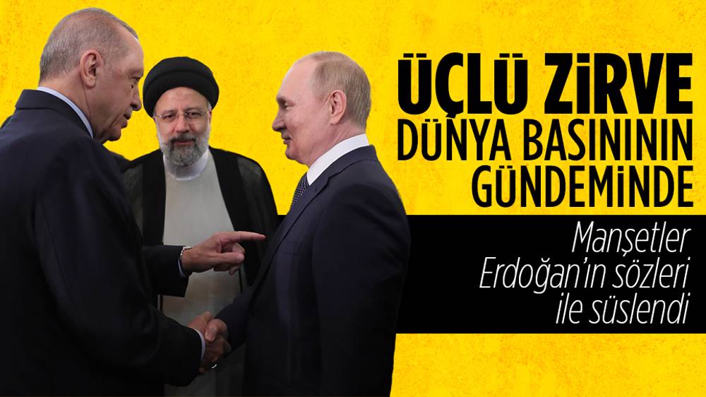 Reisi-Erdoğan-Putin görüşmesi dünya basınında