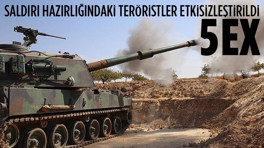 5 PKK'lı terörist etkisizleştirildi