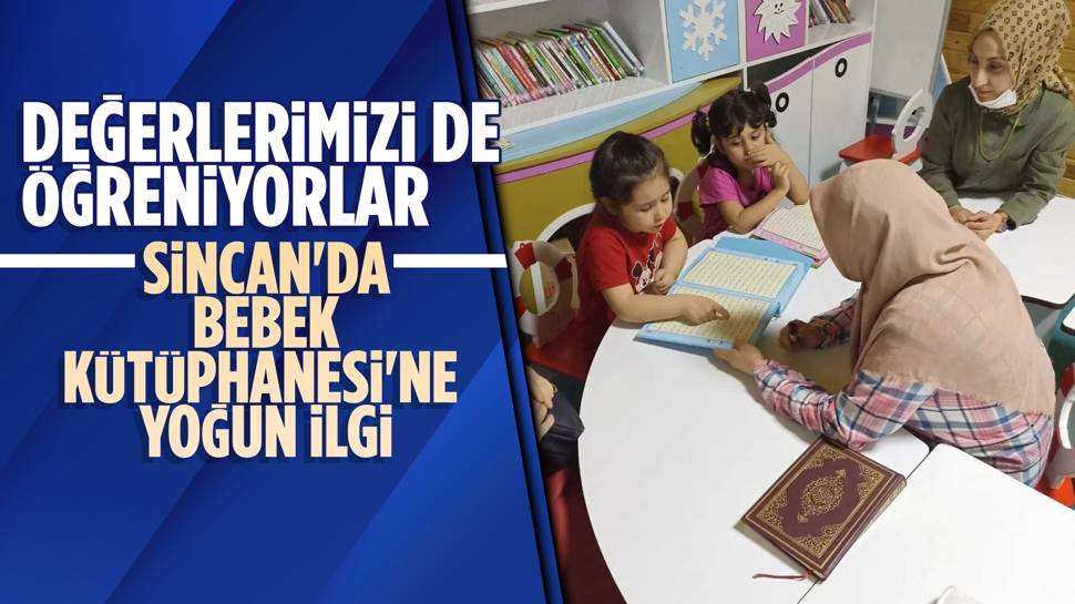 Sincan Belediyesi Bebek Kütüphanesi’nde yaz dopdolu geçiyor