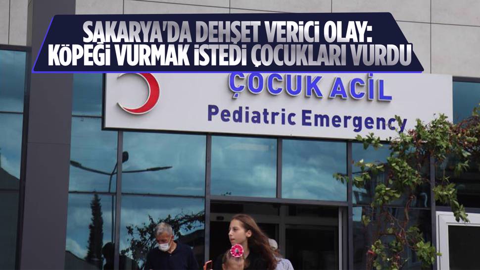  Akıllara durgunluk veren olay: Köpeği vuracaktı çocukları vurdu !