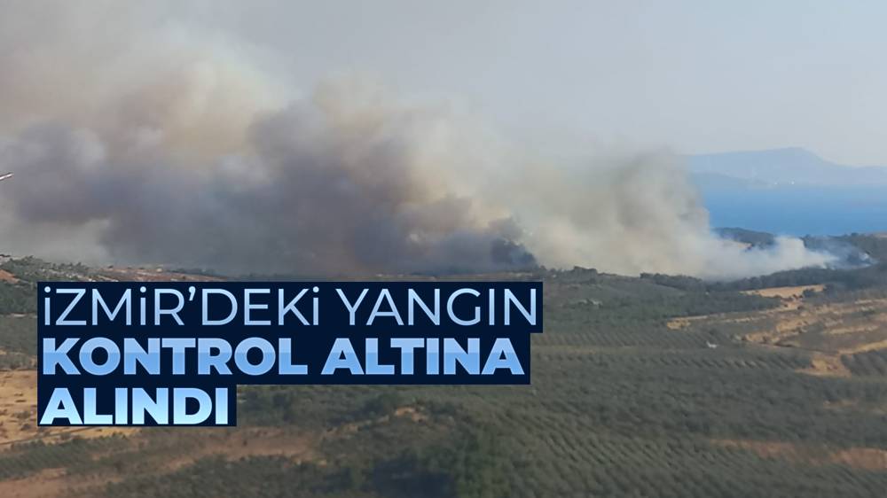 Ziraat arazisinde çıkan yangın kontrol altına alındı