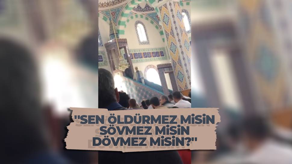 Vaaz veren imam,grev yapan doktorları hedef gösterdi 