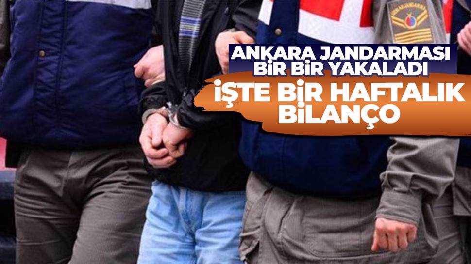 Ankara'da jandarma ekipleri suçlulara göz açtırmadı!