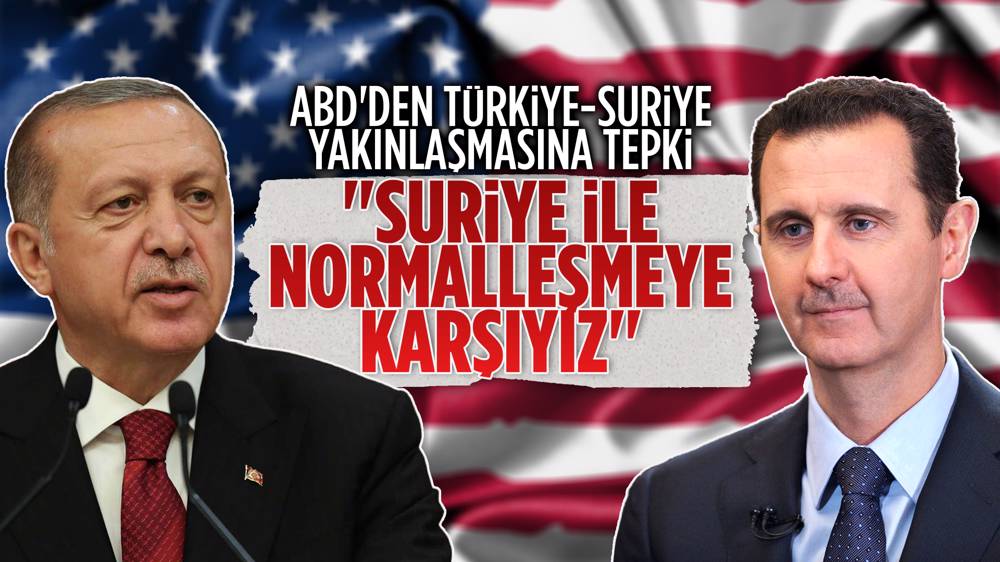 ABD'den Türkiye-Suriye yakınlaşmasına tepki