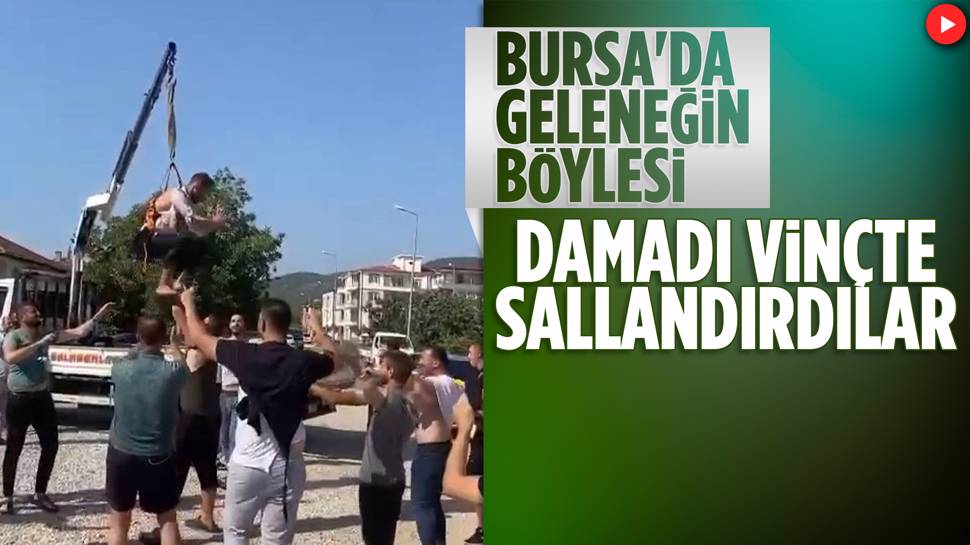 Bursa'da görenleri hayretlere düşüren gelenek!
