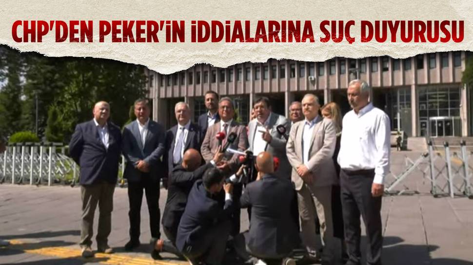 CHP, Sedat Peker’in iddiaları sonrası suç duyurusunda bulundu