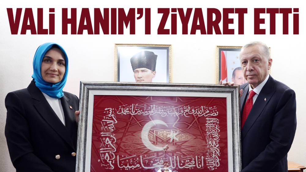 Erdoğan, Afyonkarahisar Valiliğini ziyaret etti