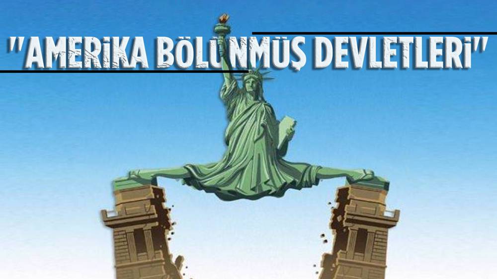 İngiliz dergisinden ''Amerika bölünüyor'' kapağı 