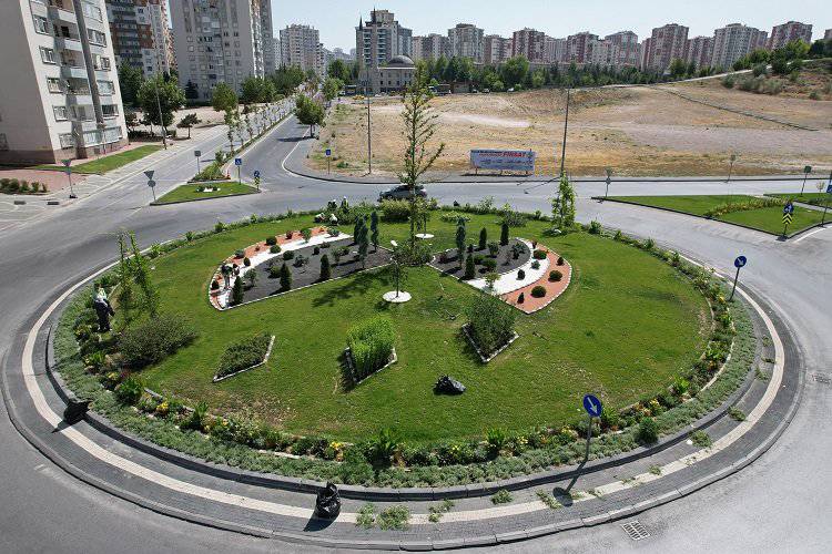 Kayseri Talas'ta yollara yeşil dokunuş