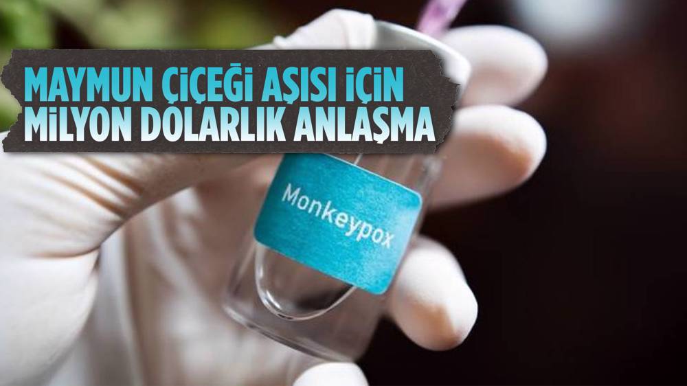 Maymun çiçeği aşısı için 11 milyon dolarlık anlaşma