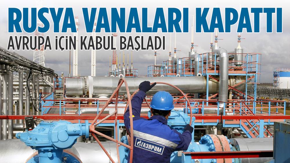 Rusya hattı kesti! Gaz akışı durdu