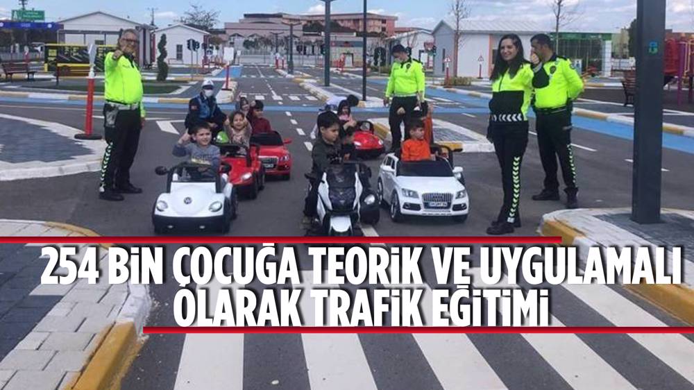 Çocuklara trafik bilinci aşılandı! 