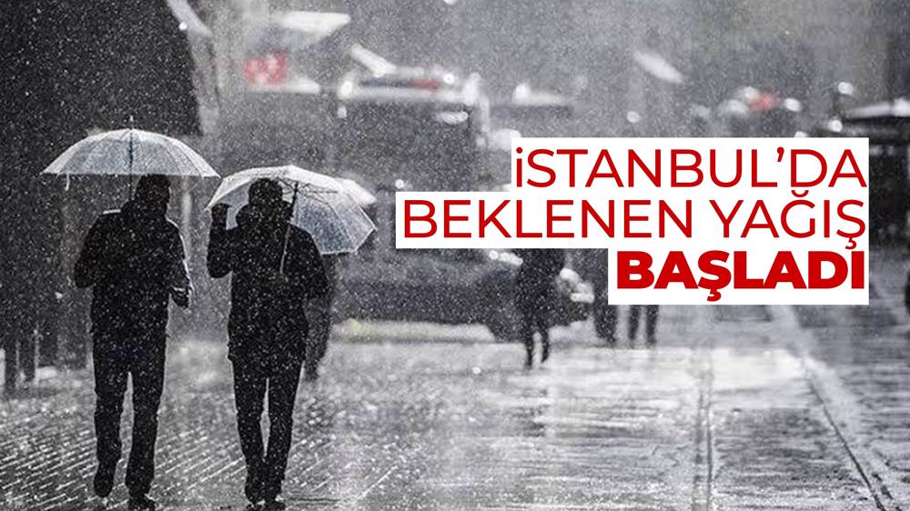 İstanbul Esenyurt’ta etkili olan sağanak yağış rögarları patlattı