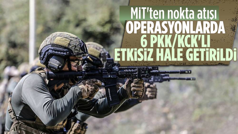 MİT'ten Irak'ın kuzeyinde nokta operasyon: 6 PKK/KCK'lı terörist etkisiz