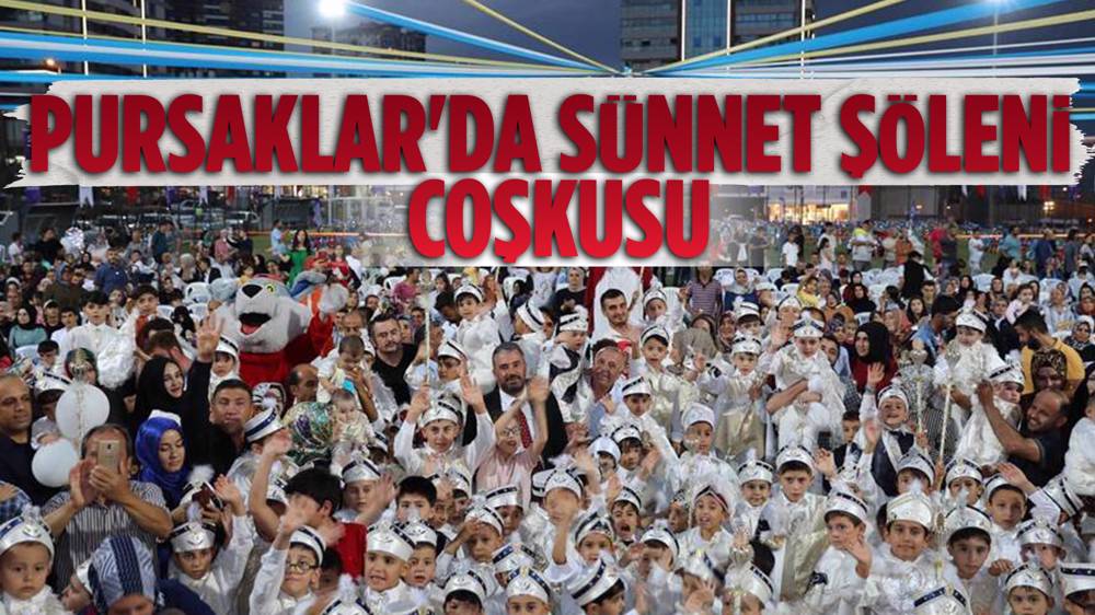 Pursaklar'da coşku dolu sünnet şöleni