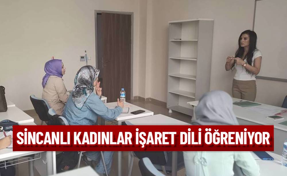 Sincan Belediyesi Kültür ve Sanat Merkezi’ne kadınlardan yoğun ilgi