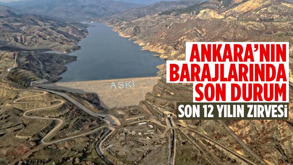 Ankara'nın Barajlarına Gelen Su Miktarı 2'ye Katlandı