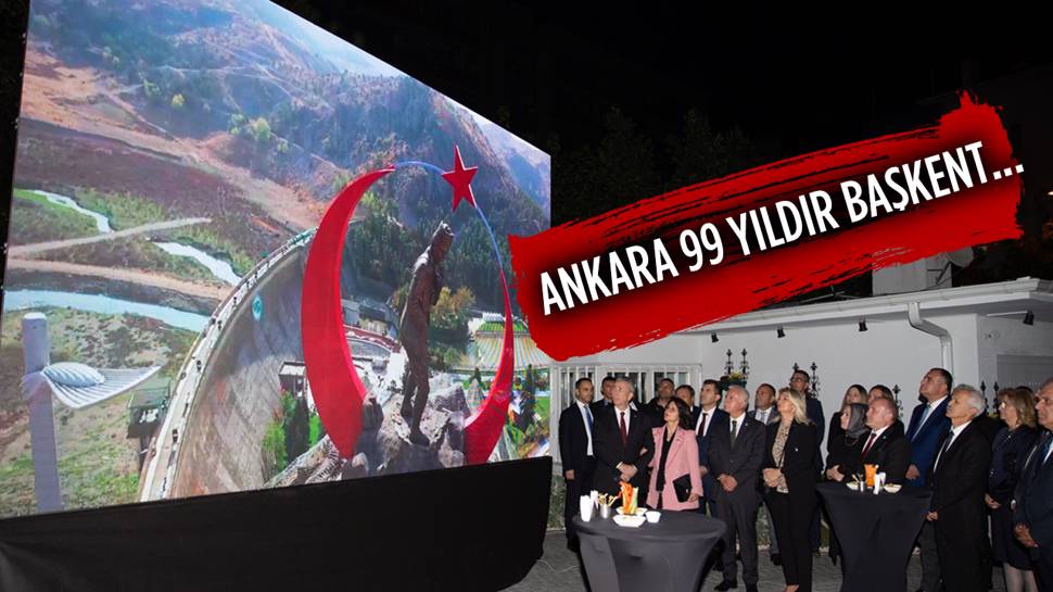 Ankara'nın başkent oluşunun yıl dönümü dolayısıyla resepsiyon düzenlendi