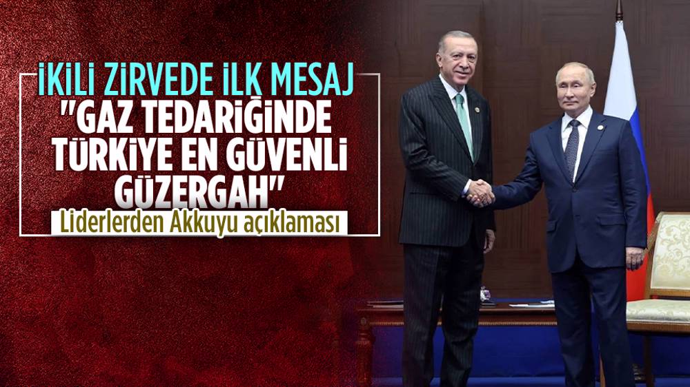 Astana'da Erdoğan-Putin görüşmesi 