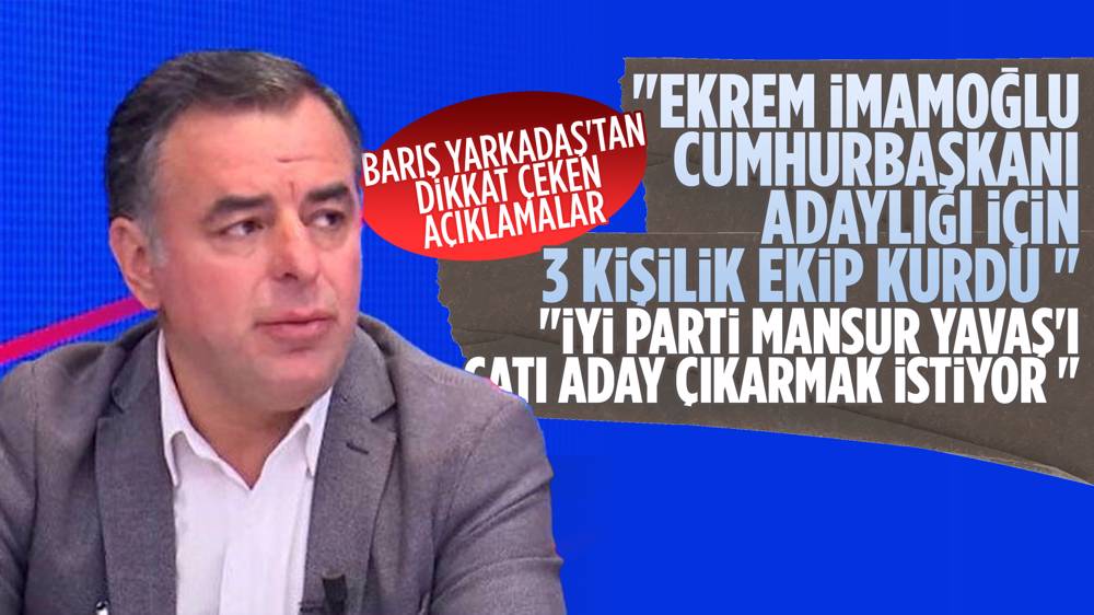 Barış Yarkadaş'tan Ekrem İmamoğlu iddiası 