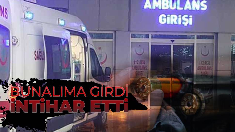 Bunalıma girdi, av tüfeği ile intihar etti