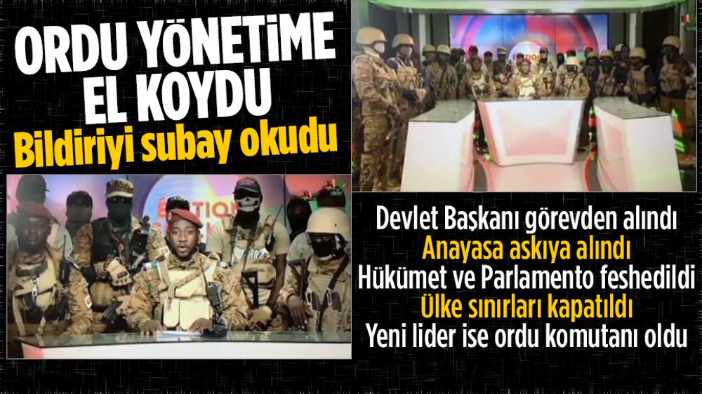 Burkina Faso ordusu, yönetime el koydu!