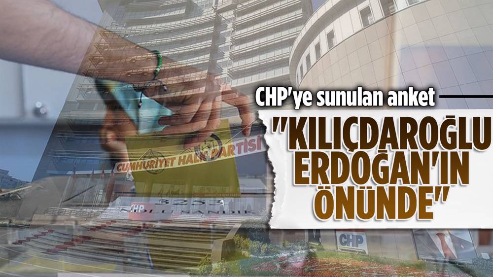 CHP parti meclisinde gündeme gelen anket