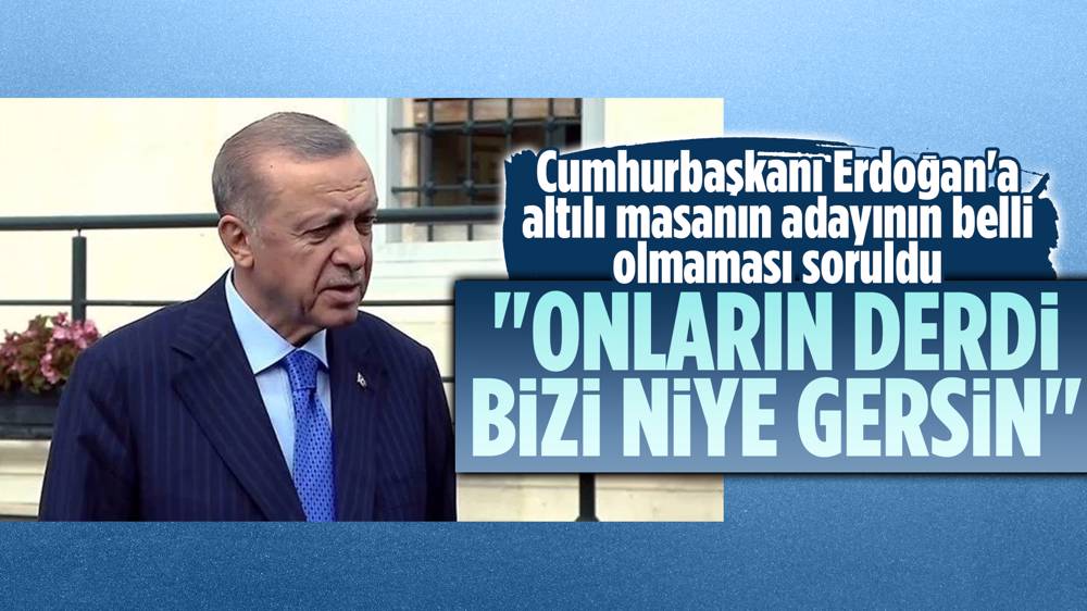 Cumhurbaşkanı Erdoğan: Onların derdi niye bizi gersin