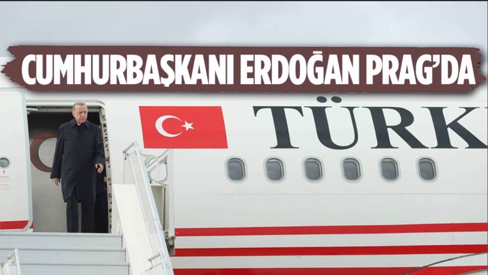 Cumhurbaşkanı Erdoğan Prag’da